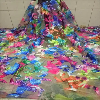 

Nigerian Lace Fabric For Wedding Dress Party Dress French Tulle Lace Fabric African Lace Fabric 2020 High Quality 5 Yards 66-353