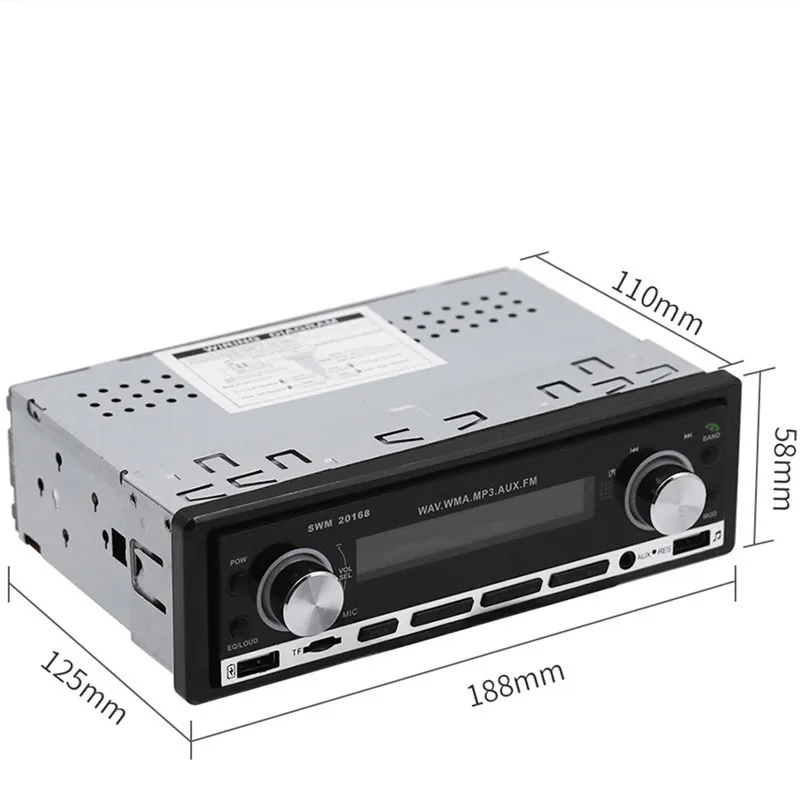 FM AUX Mp3 Автомагнитола стерео приемник 1 Din Авто управляемые автомобили Bluetooth аудио модулятор центральный мультимедийный Android dvd-плеер