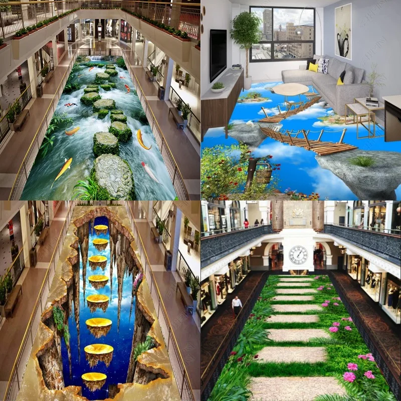 3D захватывающий коридор прохода ковер гостиная спальня прикроватный дверной коврик Детская комната коврики коврик в прихожую коврик parcolor Индивидуальные