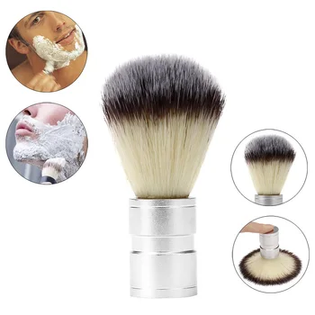 

Blaireau Hair Shaving Brush Aluminum Alloy Handle for Razor Facial Badger Brush