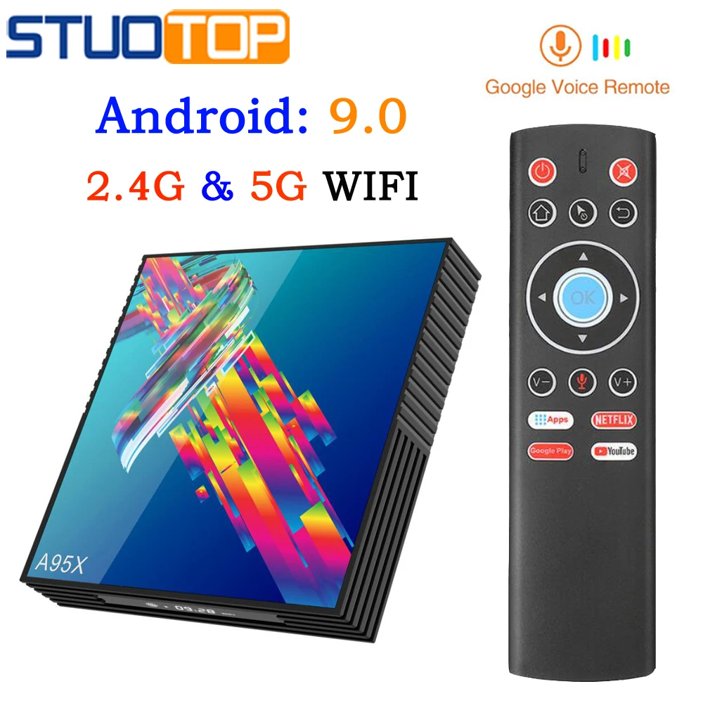 

A95X R3 RK3318 4K 3D Smart TV set-top box Android 9.0 Mini TV BOX 4GB 32GB 64GB Quad-core media player Google Voice Assistant
