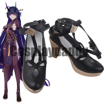 Honkai Impact 3rd Райден Мэй Herrscher of Thunder водный пружинный дождливый весенний Ver. Туфли на ремешках S008 для косплея