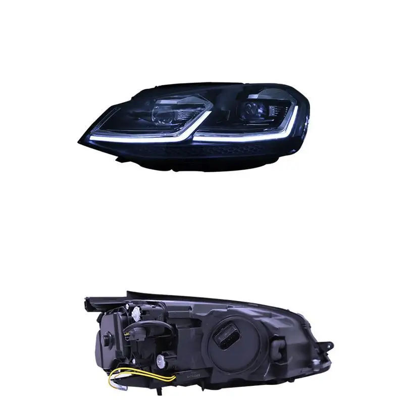 Drl Automovil Запчасти для укладки Neblineros Led Para Автомобильные фары Задние Автомобильные фары в сборе 14 15 16 17 для Volkswagen Golf 7