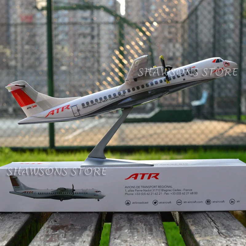 1:100 масштаб Игрушечная модель самолета коллекция ATR 72-600 Airliner самолет миниатюрная копия