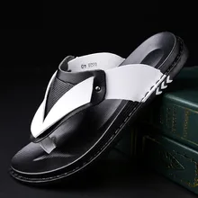 Г., летние мужские шлепанцы в стиле ретро, кожаные шлепанцы ручной работы модная пляжная обувь для дома и улицы