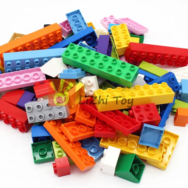 MOC Big Size Building Blocks Bricks Assembled Accessories Bulk Part Compatible Building Blocks Large Toys 2