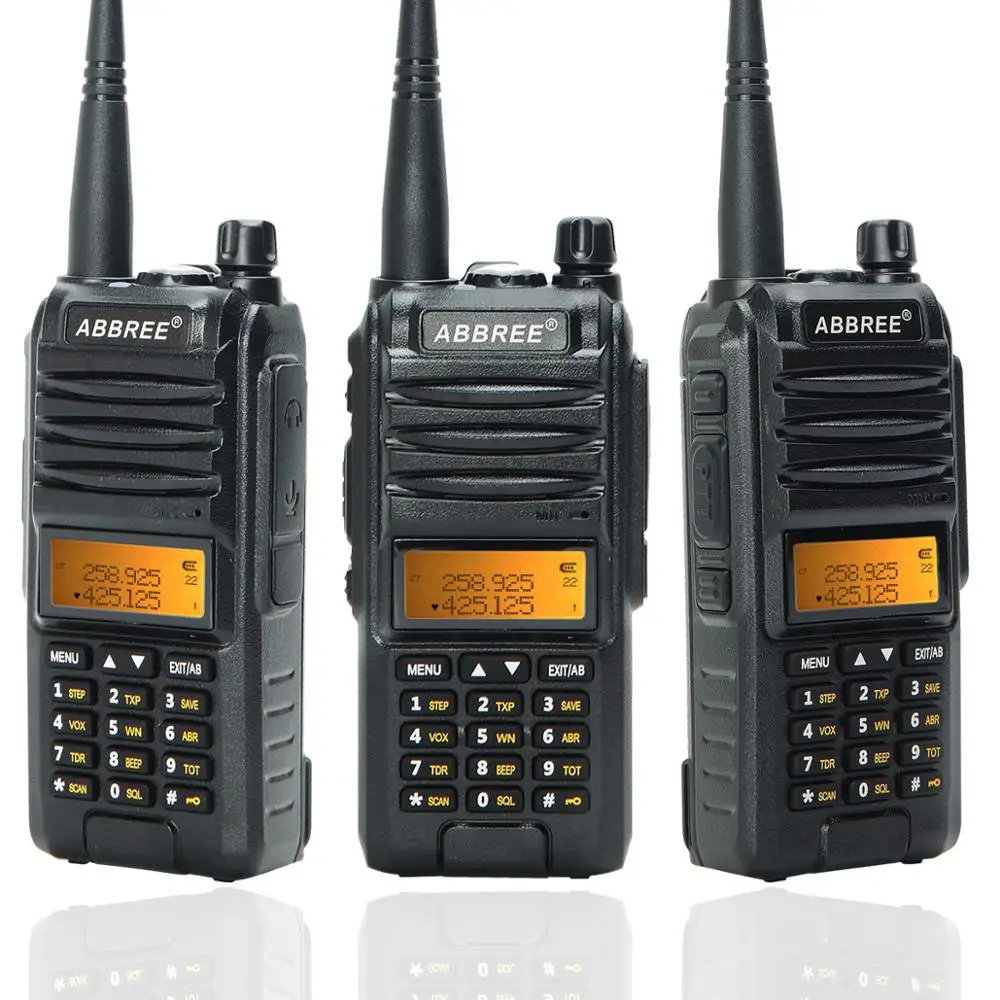 Abbree AR-F3 8 Вт трехдиапазонная рация 220-260 МГц любительский ветчина портативный Радиоприемник коммуникатор передатчик трансивер Пешие прогулки