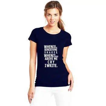 Custom Write (Black And White) t shirt plus sizes s-52xl Comics beetlejuice Hipster women t-shirts