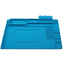 Tapis de soudage en Silicone, isolant thermique, résistant à la chaleur, Station de soudage, réparation, coussin isolant 