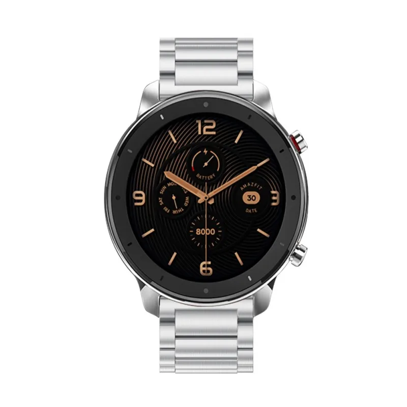 Регулируемый ремешок для часов для Amazfit GTR(22 мм) элегантный высококачественный стальной Замена ремешка часов