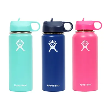 

Gradient Hydro Flask 18OZ 32OZ Vacuum Insulation Easy To Clean Large-Capacity Wide-Mouth Outdoor Sport Mug Portable Water Bottle