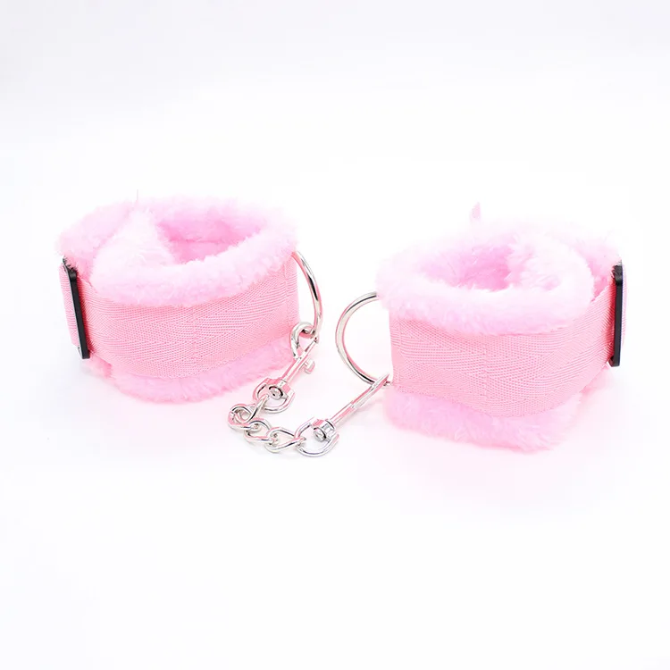 Сексуальная помощь черный с дополнительной подкладкой удобные длинные велюровые наручники тесьма Связывание Секс игрушка-стимулятор