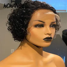 Wowangel Pixie Cut Parik S Kruzhevom Tupoj Strizhka Bob Parik Prepucked Korotkie Vyushiesya Chelovecheskie Volosy Parik 13h6 Kruzheva Perednie Chelovecheskie Volosy Pariki Predvaritelno Sorvannye Kupit Nedorogo V Internet Magazine S Dostavkoj Sravnenie
