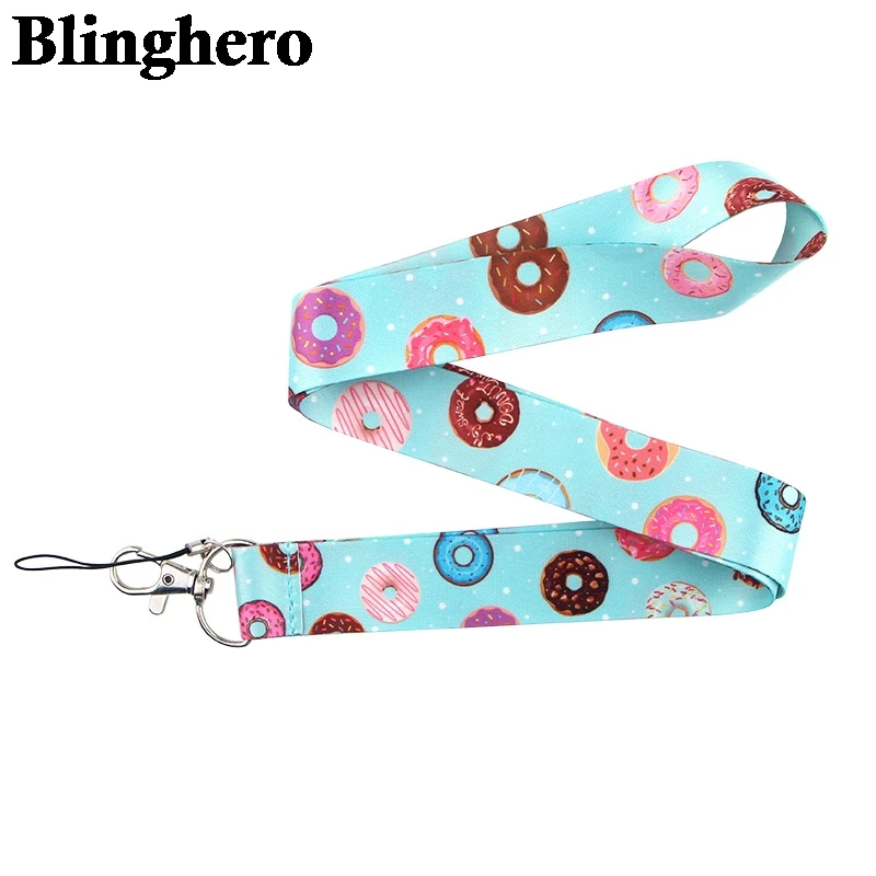 CA390 Donut Lanyard Neck Strap for key ID Card Cellphone Straps Badge Holder DIY Hanging Rope Neckband Accessories CA390 Donut Lanyard Neck Strap for key ID Card Cellphone Straps Badge Holder DIY Hanging Rope Neckband Accessories
