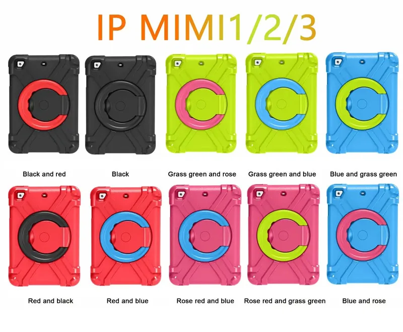 Сумка для планшета EVA для iPad Mini Case Mini2 Mini3 Mini4 Heavy Duty Kids Friendly Tablet Case Kickstand защитный чехол