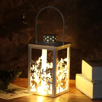 

PIR Motion Sensor Retro Style Iron LED Candlestick Light Warm Lamp String for Home Bedroom Living Room Solar Led Light Outdoor