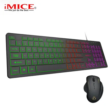 

imice 104 keys Backlight Full Keyboard for Gamer with 2.4GHz Wireless Mouse for Computer and Laptop