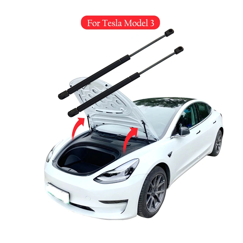 2 шт. для Tesla модель 3 передний двигатель багажник задние ворота багажника загрузки газовый пневматический амортизатор стойки подъема Поддержка