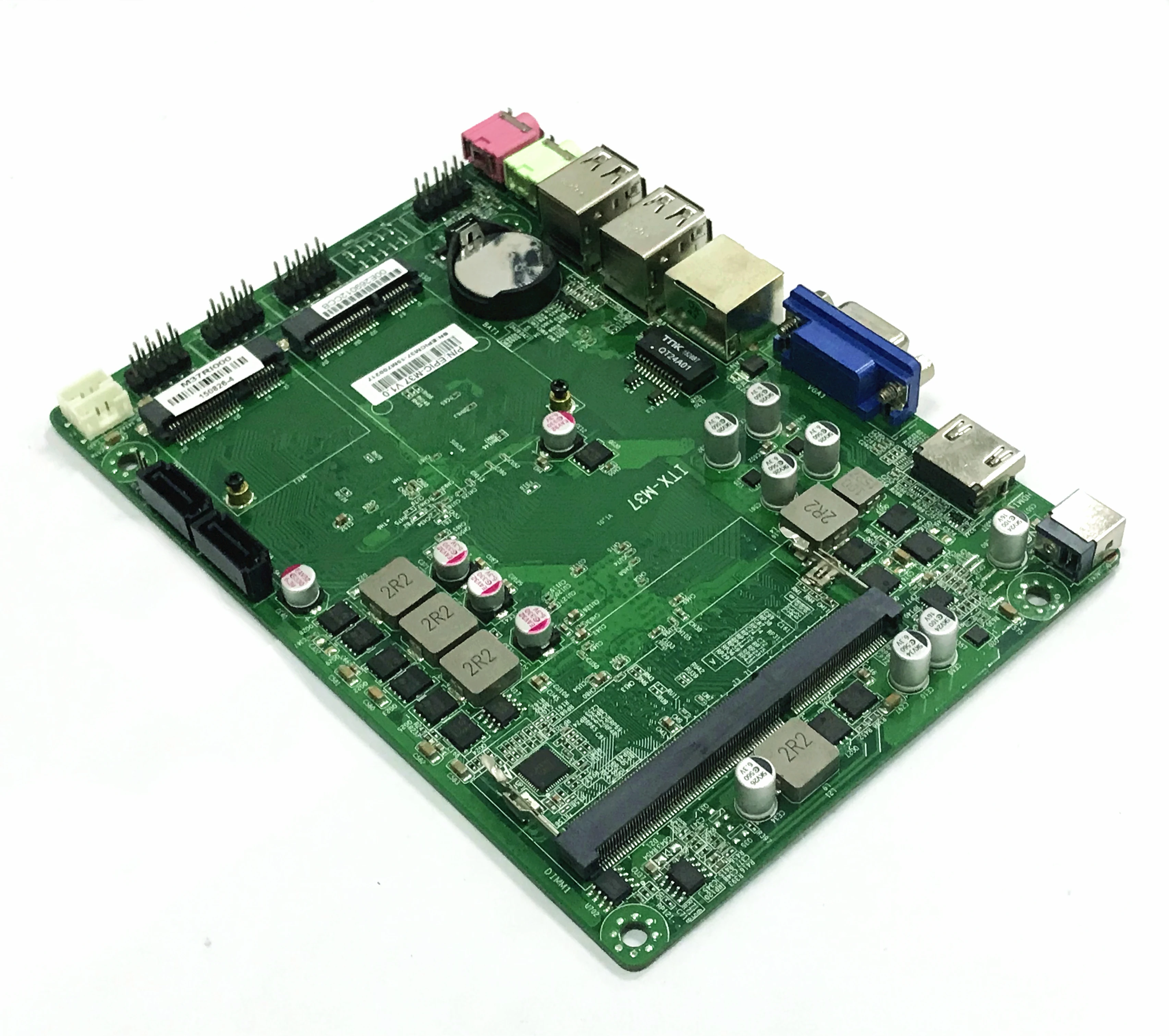 PCWINMAX 3 5 дюймов безвентиляторная Материнская плата intel HM65 чипсет 1037U двухъядерный