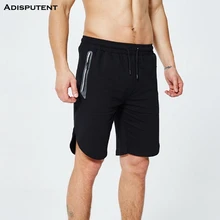Aisputent летние мужские спортивные повседневные шорты с эластичной талией для серфинга, домашняя одежда, пляжные тонкие шорты для фитнеса с разрезом по бокам