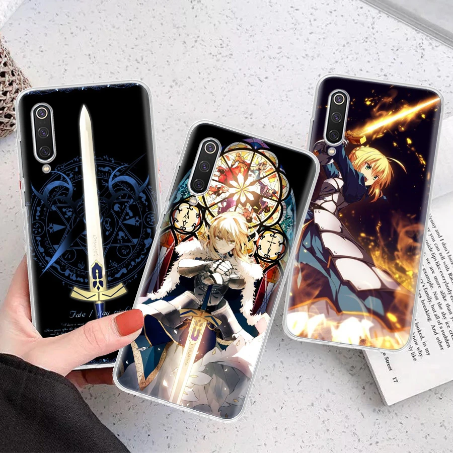 Fate Zero Stay Night Saber Silicon Phone Case For Xiaomi Note 10 Mi 11 9 8 Cc9 10t 9t 5x 6x A3 A1 Lite Pro Poco F1 X3 Cover C Phone Case Fate Zero Stay Night Saber Silicon Phone Case For Xiaomi Note 10 Mi 11 9 8 Cc9 10t 9t 5x 6x A3 A1 Lite Pro Poco F1 X3 Cover C Phone Case