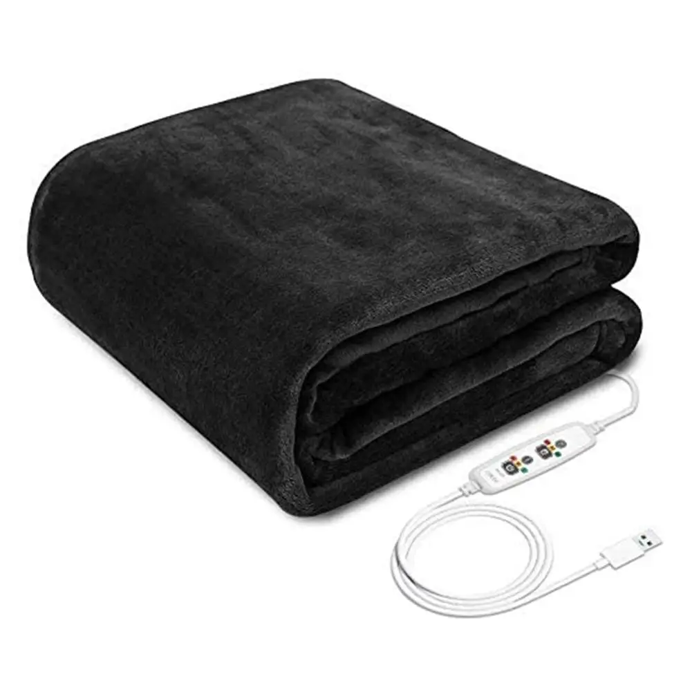 36V USB Heating Shawl Electric Heating Shawl Carbon Fiber Washable 3 Heat Settings Mat With Timing Function Heated Blanket