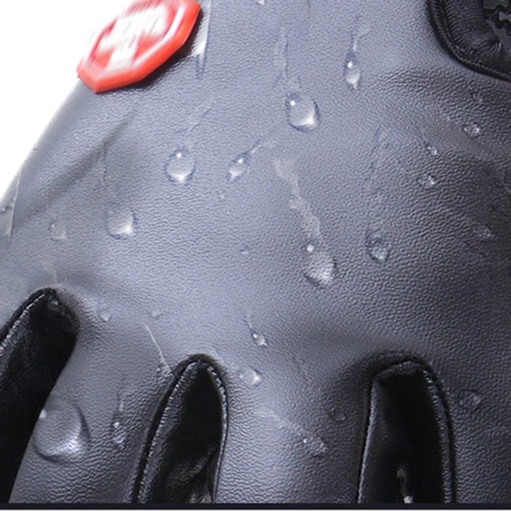Мотоциклетные Перчатки из искусственной кожи Gant Moto перчатки зимние теплые флисовые зимние водонепроницаемые перчатки для езды на мотоцикле с сенсорным экраном