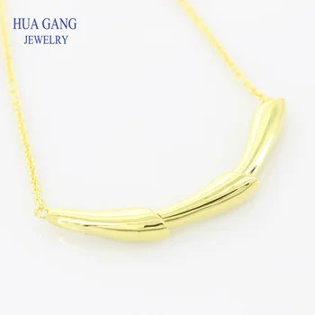 

New 925 sterling silver Pandor Shine flower branch necklace fashion personality clavicle chain women