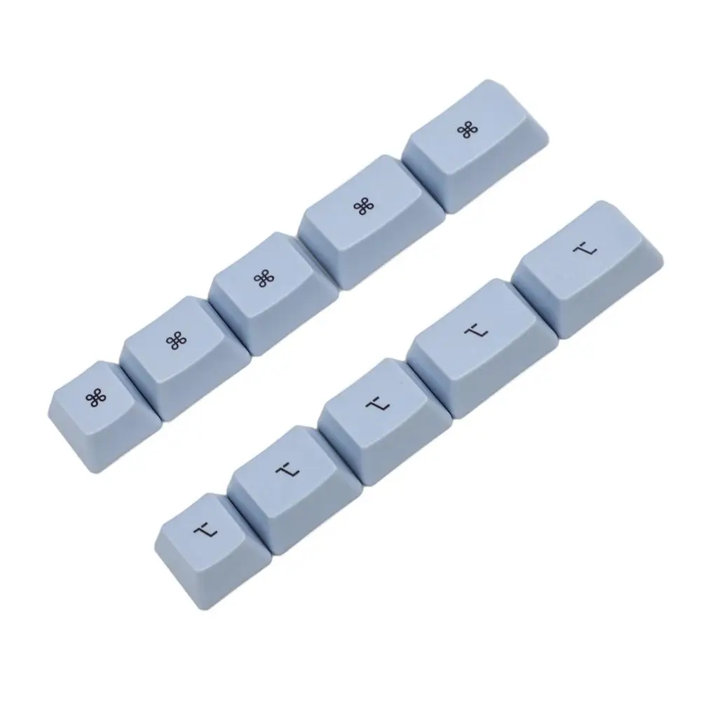 Карбоновые колпачки для клавиатуры Godspeed White OEM Profile PBT Dye Sub клавиш Mac механической