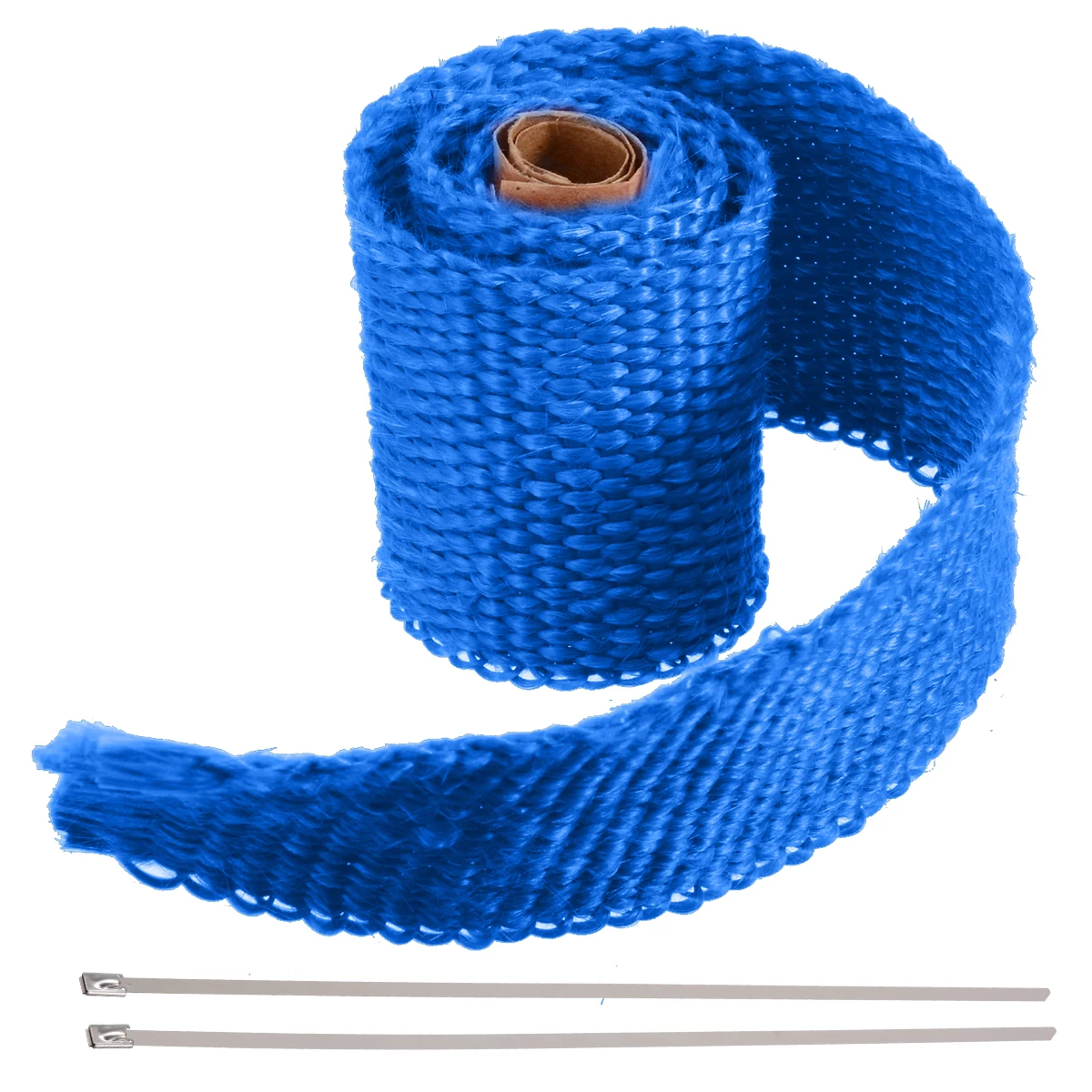 blue Новое поступление, 50 см, 1 рулон, для автомобиля, мотоцикла, выхлопная труба, теплоизоляционная лента, 8 цветов, доступны для выхлопной системы - Цвет: blue