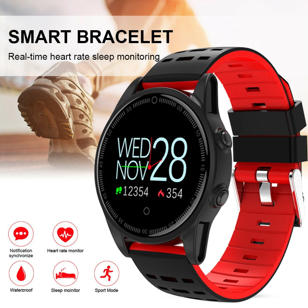 

Smart Watch R13 Fitness Activity Tracker Waterproof Heart Rate Blood Pressure Sleep Monitor SMS Call for Men Women Smartwatch
