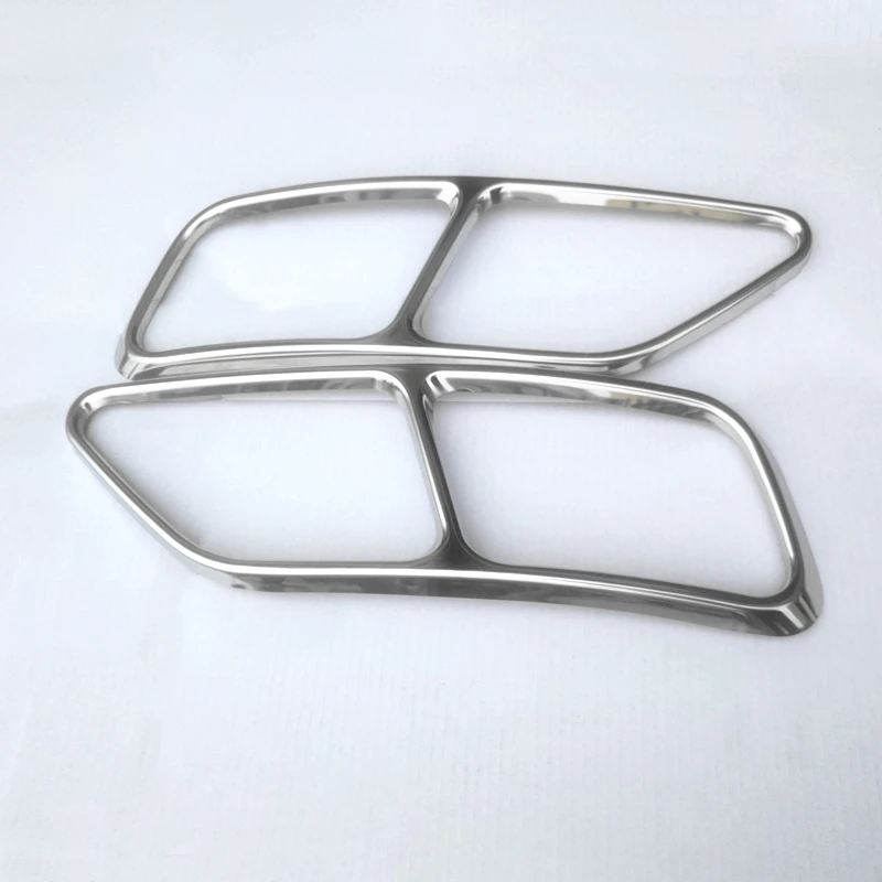 2 Pezzi Copertura Tubo Di Scarico Per Auto 8Y Dal 2021 | Nero | In Plastica ABS | Decorativo E Resistente