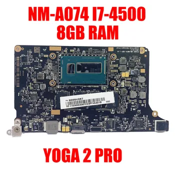 

Yoga 2 pro Motherboard for Lenovo Yoga 2 Pro Laptop Motherboard 5B20G38213 VIUU3 NM-A074 I7-4500/i7-4510U CPU 8GB RAM Main Board