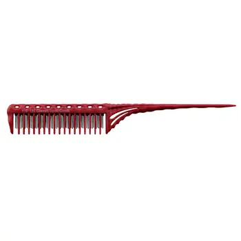 

3-row Teeth Teasing Abody Hairbrush Comb Detangling Brush Rat Tail Comb for Hair