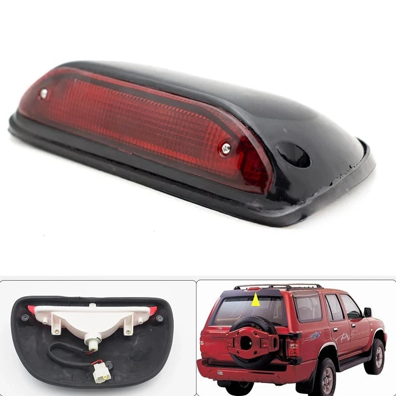 Car Rear High Brake Light Lamp 3Rd Additional For Great Wall Deer Safe Black + Red |