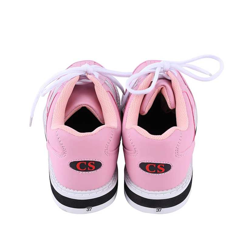 Woman Bowling Shoes Right Hand Non-slip Breathable Woman Bowling Shoes Lightweight Feature Sneakers Flat Indoor Sports Shoes