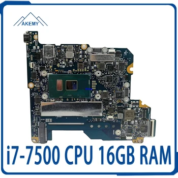 شراءAkemy ل For Asus ZenBook 3 UX390 UX390U UX390UA UX390UAK UX390UAK اللوحة الأم للكمبيوتر المحمول I7-7500 وحدة المعالجة المركزية 16 جيجابايت RAM 100% اختبار Mainboard