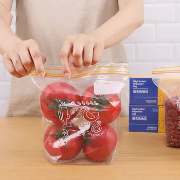 

Reusable Fresh Zipper Bag Freezing Heating Food Saran Wrap Storage Bag Versatile Vacuum Sealed Bag Kitchen Accessories
