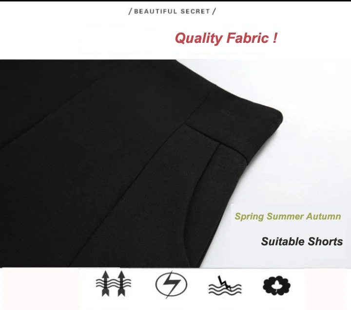 gym shorts Women Shorts Spring Summer Casual High Waist A-line Shorts 2021 Loose Wide Leg Chiffon Shorts Chic Lady Black White Suit Shorts denim shorts