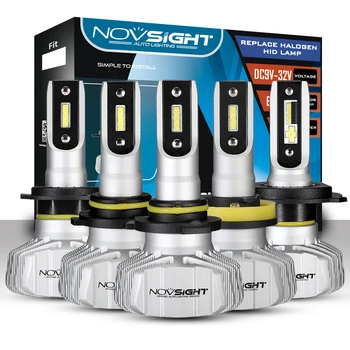 

NOVSIGHT H4 H7 LED Auto Lamp Car Headlight Bulbs H1 H3 H8 H11 Led Lights For Cars H13 9005 9006 9007 50W 10000LM Fog Light Bulb