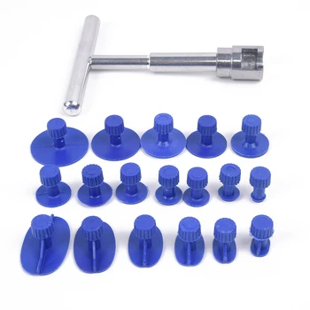 

18pcs/Set Car Blue Tabs Paintless Dent Repair Tools Removal With T Bar Hammer Lifter Kit Automotive Accessories