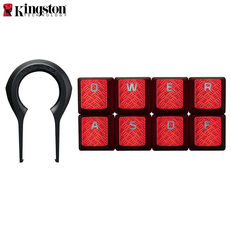 Kingston HyperX FPS& MOBA Gaming Key cap s Upgrade Kit для RGB Gaming механическая клавиатура клавишный геймер 8 шт. титановая Кепка для ключей