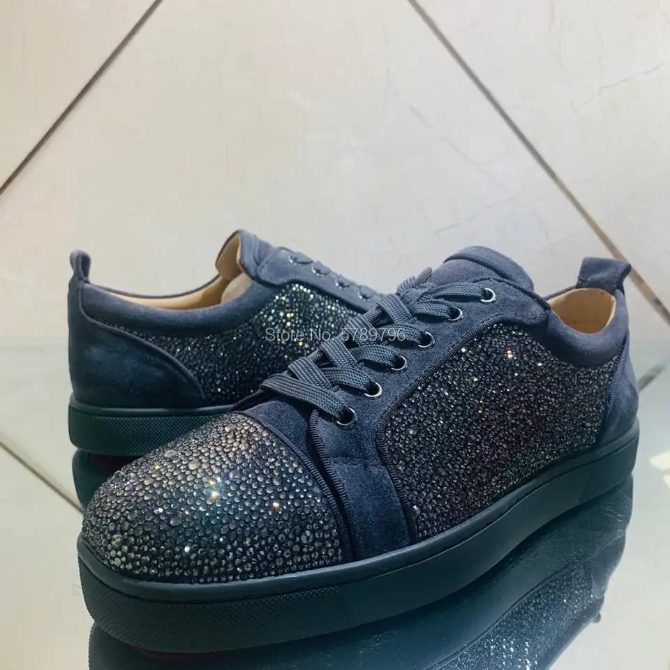 grey suede red bottoms