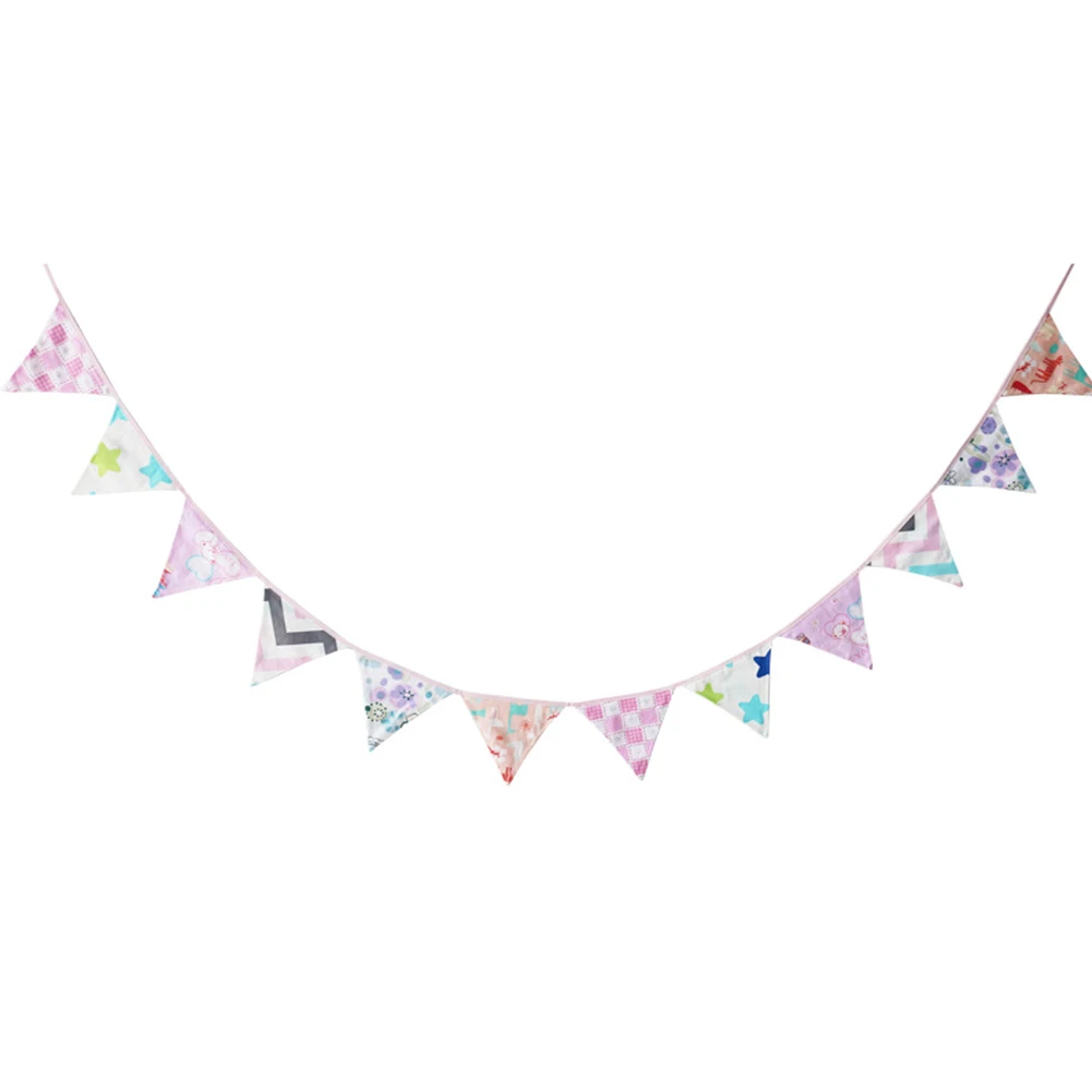 

Reusable Wedding Home Anniversary Pennant Bunting Pendants Baby Shower Decorations Photo Prop Birthday Tea Party Floral Banner