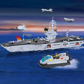 

New City Technic Naval Warship Ship Model Building Blocks Chinese Military Army Weapon Bricks Assembly Toys For Children Gift