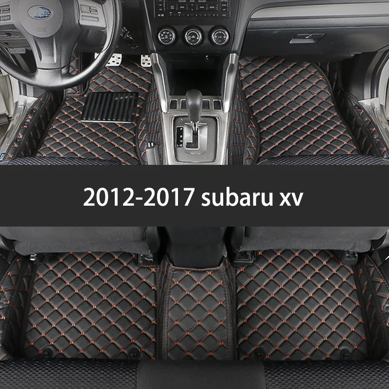 Кожаный Автомобильный Коврик для subaru XV 2011 2012 2013 Impreza forester outback legacy