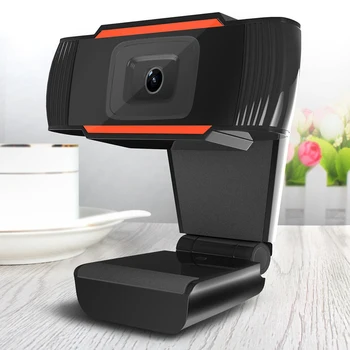 

USB Clip-on Web Camera 5MP HD Webcam Built-in Microphone for Windows 10 8 7 Laptop Desktop Computer Accessory
