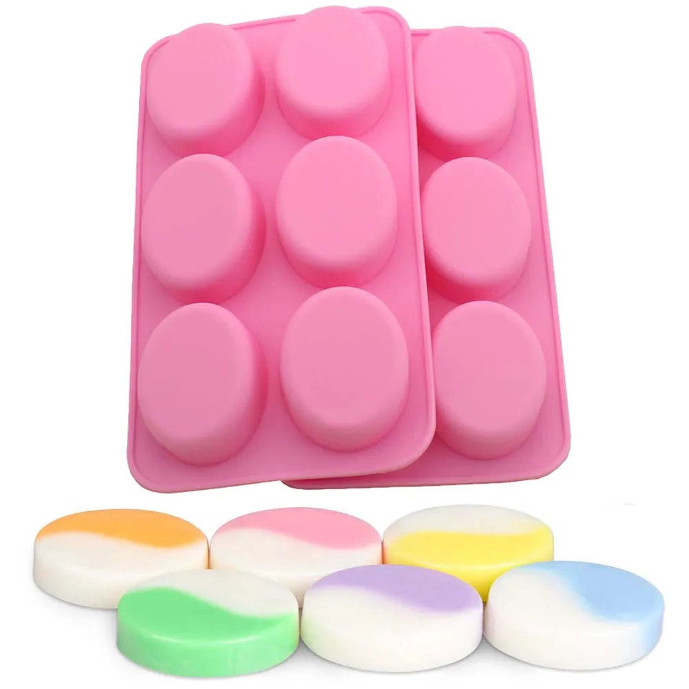 

Soap Mould Muffin Silicone Cake Mold 6 Cavity Chocolate Molds Fondant Mold Cake Decorating Tool Baking Accessories Cake Tray