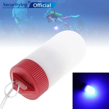 

Flashlight Mini Underwater Safety Signal Light Scuba Night Dive LED Marker with Battery 200h Duration for 200m Underwater Diving