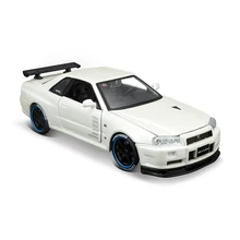 

Maisto 1:24 Nissan Skyline R34 GT-R Highly-detailed die-cast precision model car Model collection gift